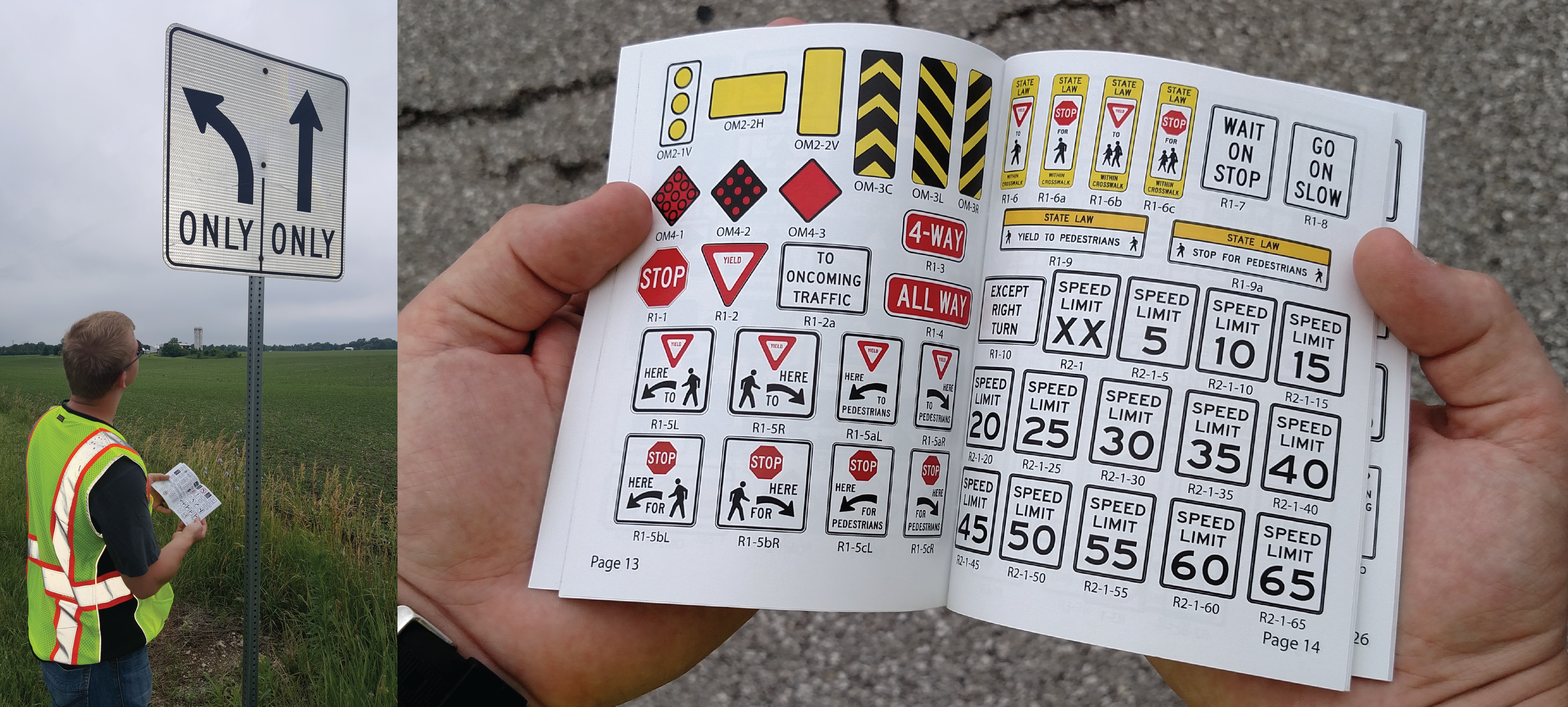 Easy to Read - Easily reference all traffic signs with HD images!